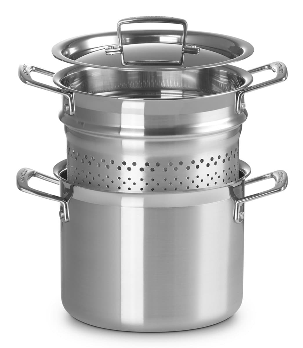 Le Creuset Magnetik Kookpan - 20 cm - Met Pastamand