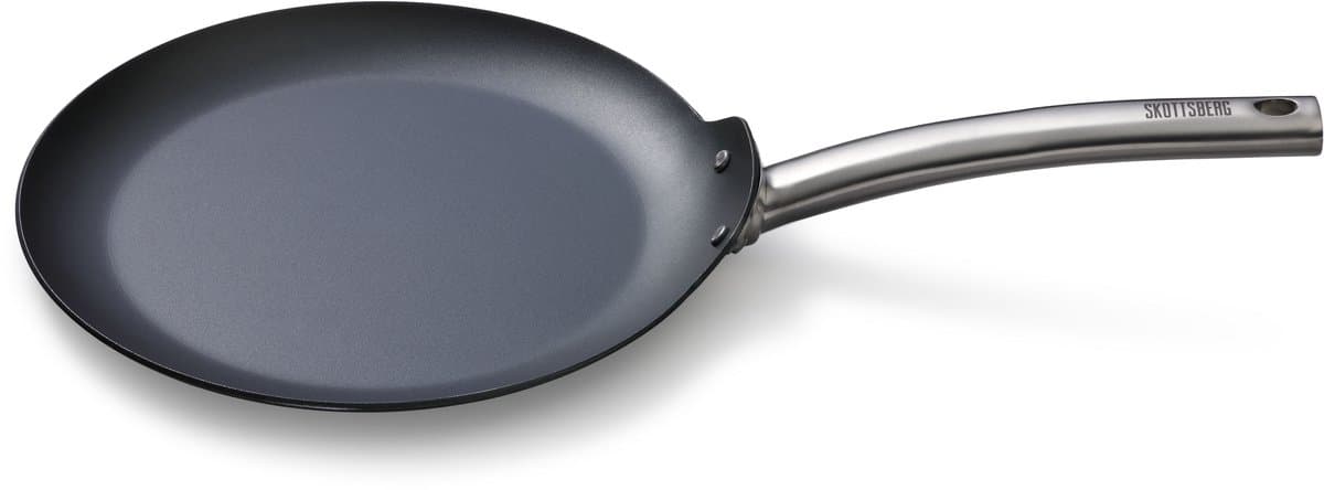 Skottsberg - Carbon Steel - Pannenkoekenpan - Plaatstaal - Inductie - ø 28 cm - Alle warmtebronnen
