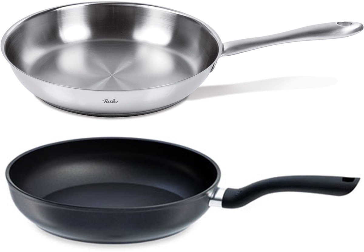 Promoset 2pcs- Catania Braadpan D24cm - Cenit Braadpan D28cm - Alle Vuren