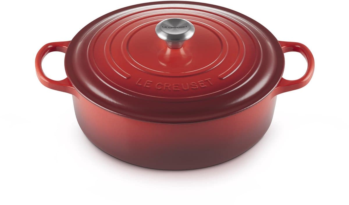 Le Creuset Signature Lage Braadpan Kersenrood Ø 30cm 6,20l