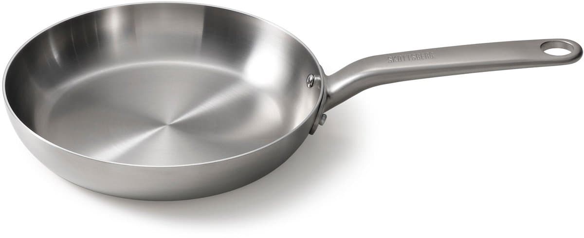 Skottsberg - Stainless Steel - Koekenpan - Inductie - Ovenbestendig - ø 24 cm - RVS - Alle warmtebronnen