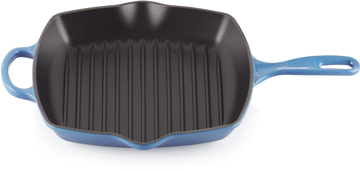 Le Creuset Signature Vierkante Grillpan Azure 26cm