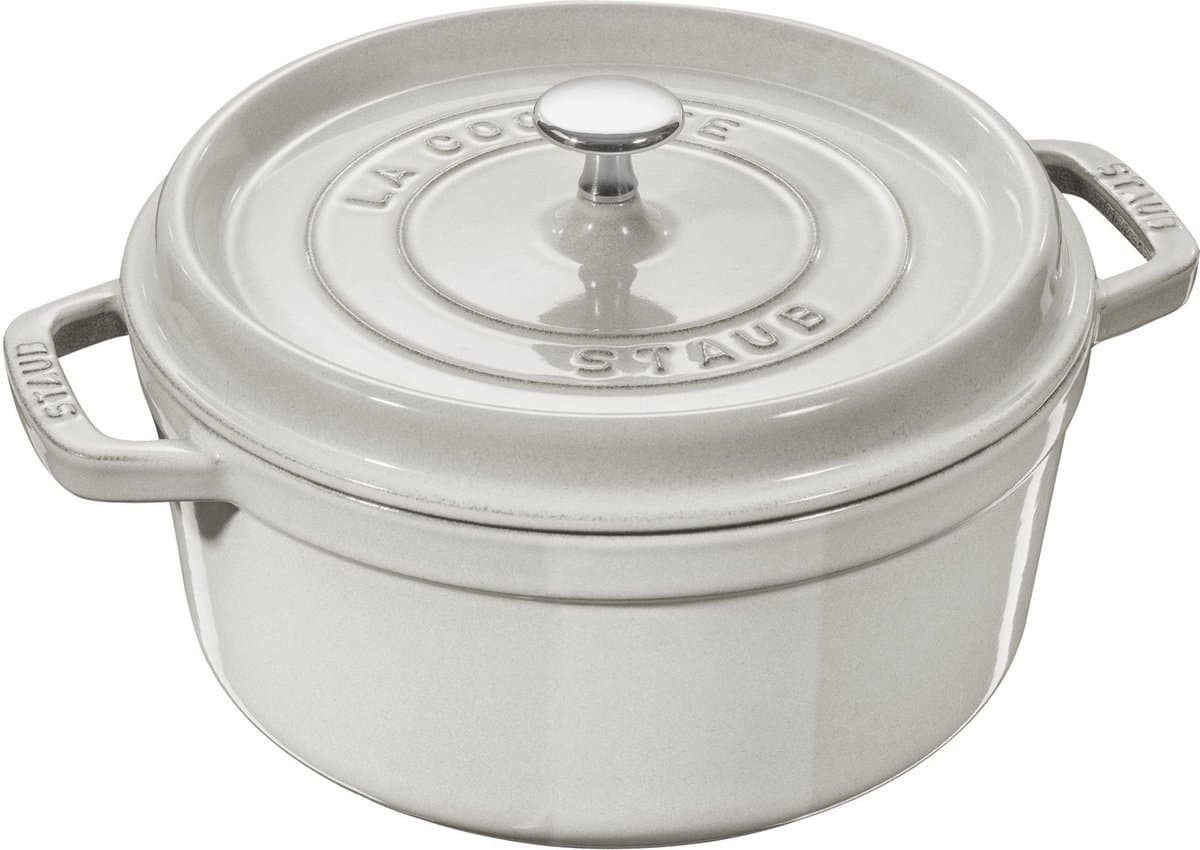 Staub Braadpan / Cocotte - White Truffle - ø 24 cm / 3.8 liter