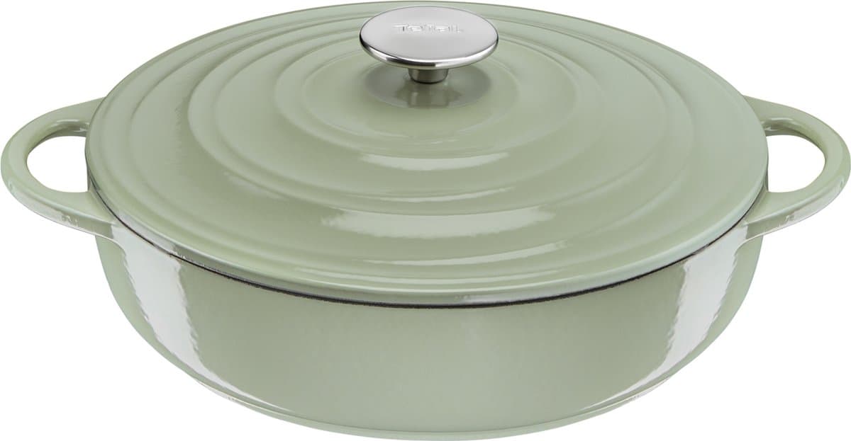 Tefal LOV - Lage Braadpan - Ø28 cm - Groen - 3.8L - Inductie