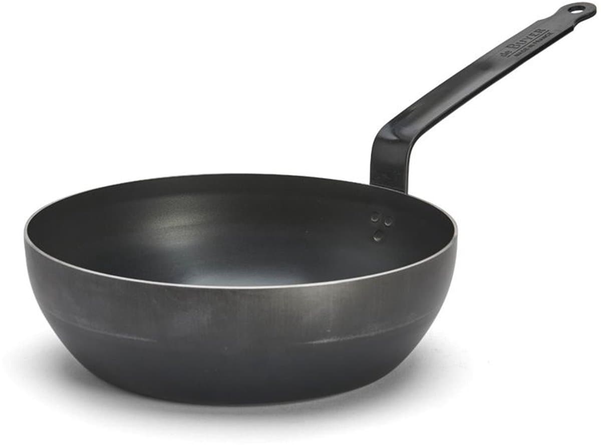 De Buyer - Hapjespan Ø28 cm- plaatstaal - PFAS vrij