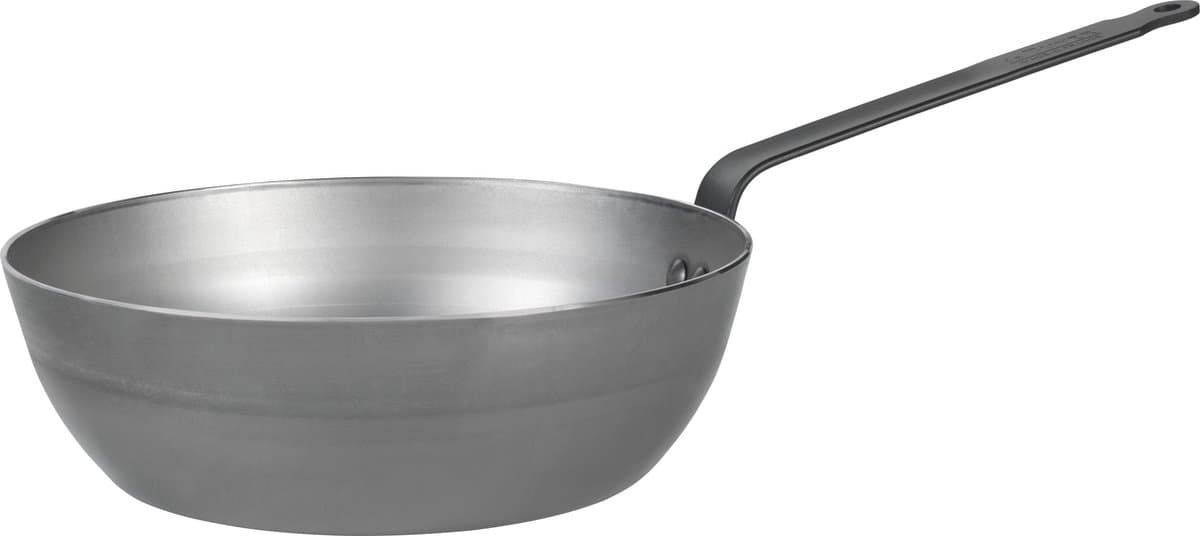 de Buyer Mineral B Black Hapjespan 28 cm – Plaatstaal – PFAS-vrij – Professionele Bakprestaties – Inductie Geschikt