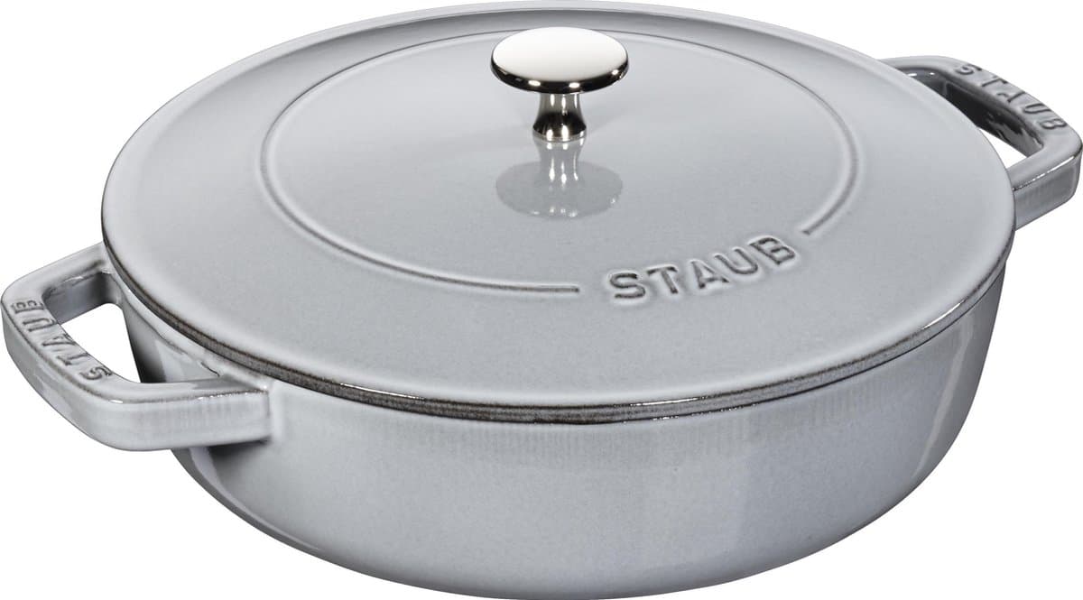 Staub Hapjespan Chistera - Grafietgrijs - ø 24 cm / 2.4 liter