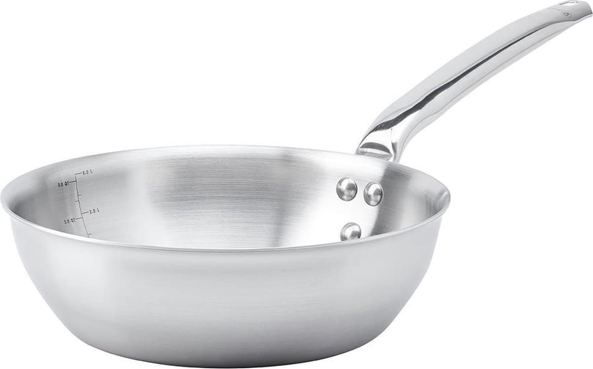 De Buyer Alchimy Sauteuse - Ø Bovenkant 24cm - Rvs