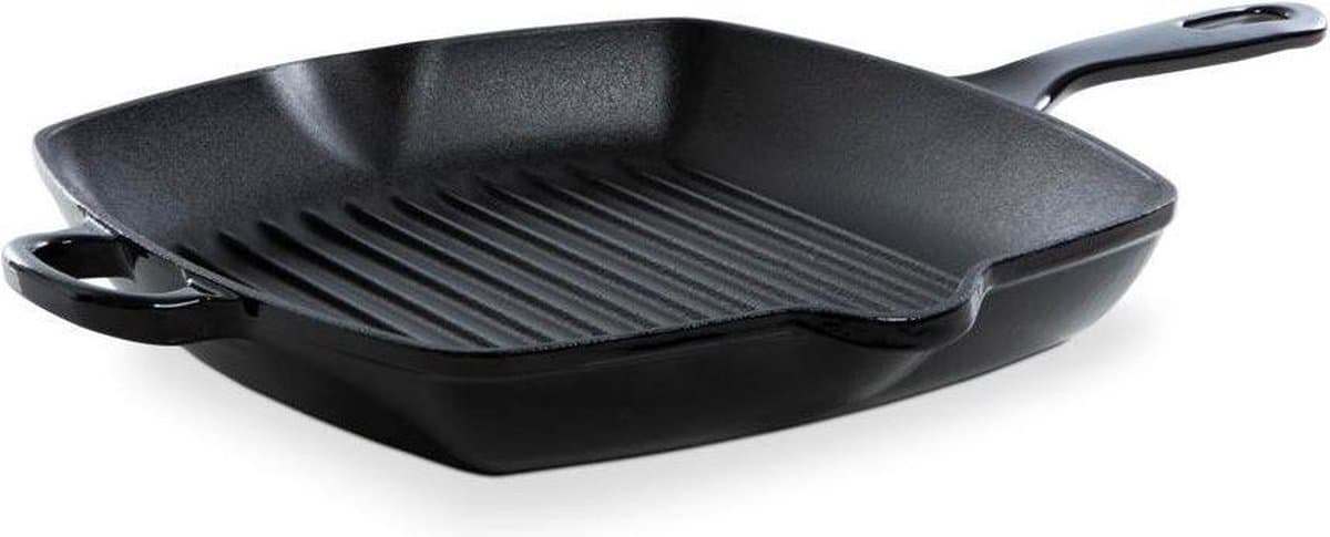 BK Bourgogne grillpan Ø 26x26 cm - Gietijzer - Inductie - Zwart