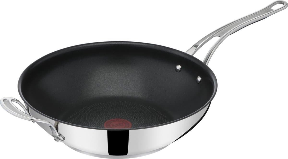 Tefal Jamie Oliver Cook's Classic - Wokpan - Ø 30 cm - Geschikt voor alle warmtebronnen - RVS - Duurzaam