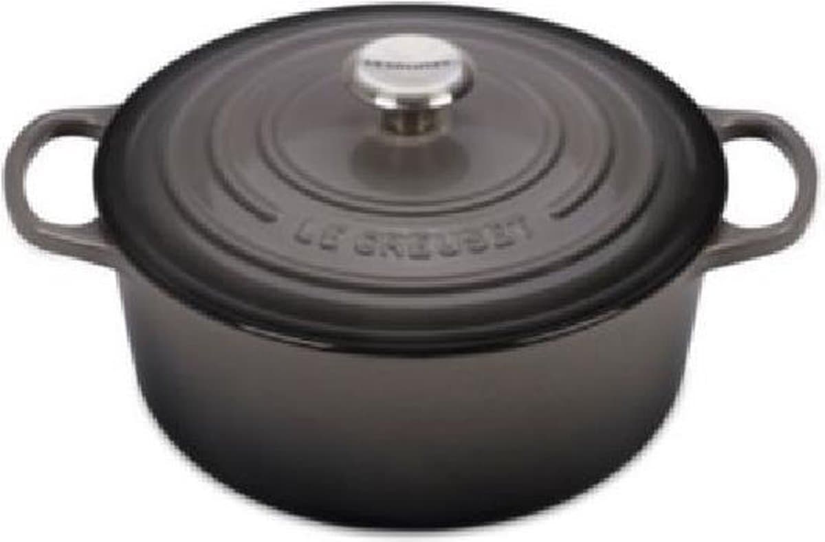 Le Creuset - Signature braadpan rond 26cm Flint