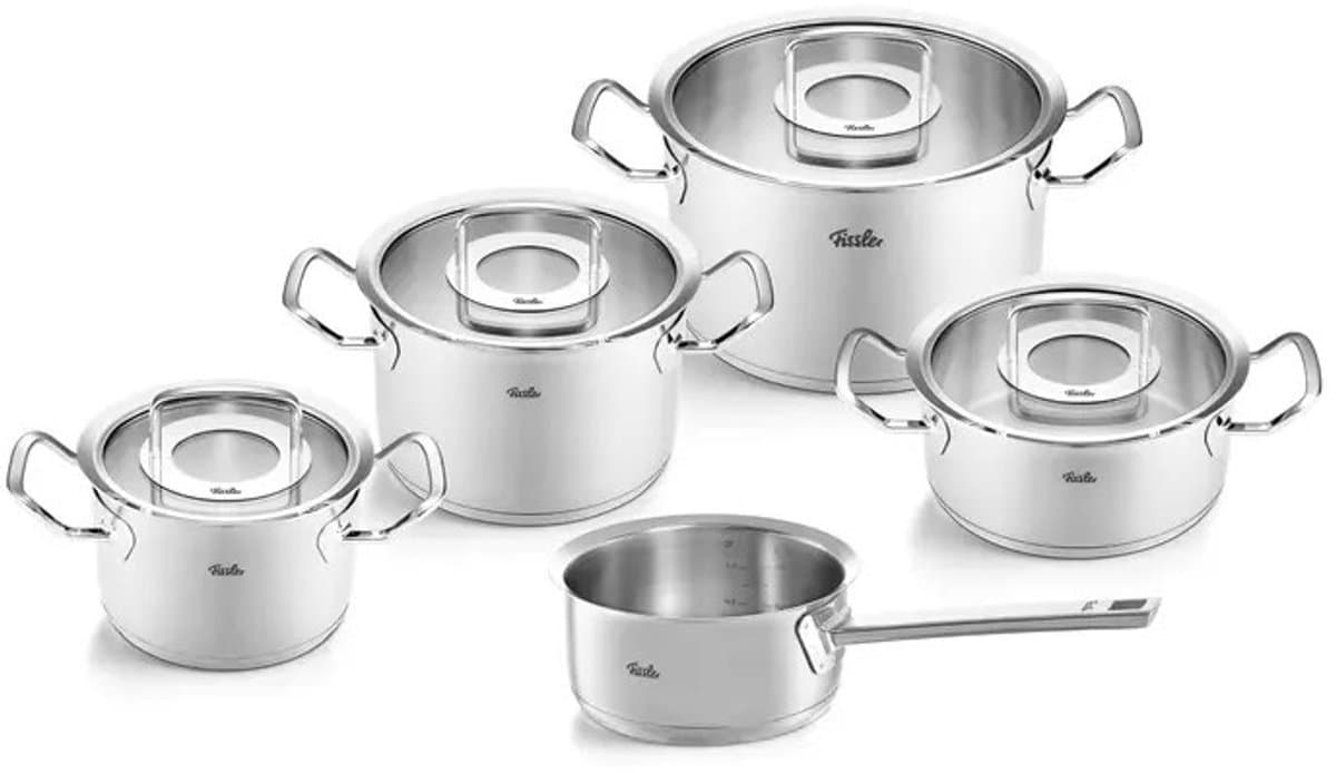 Fissler Original Profi Collection® - 5-delige Pannenset met Steelpan - RVS
