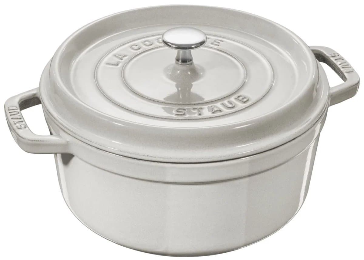 Staub Gietijzeren Braadpan White Truffle 26cm / 5.25l