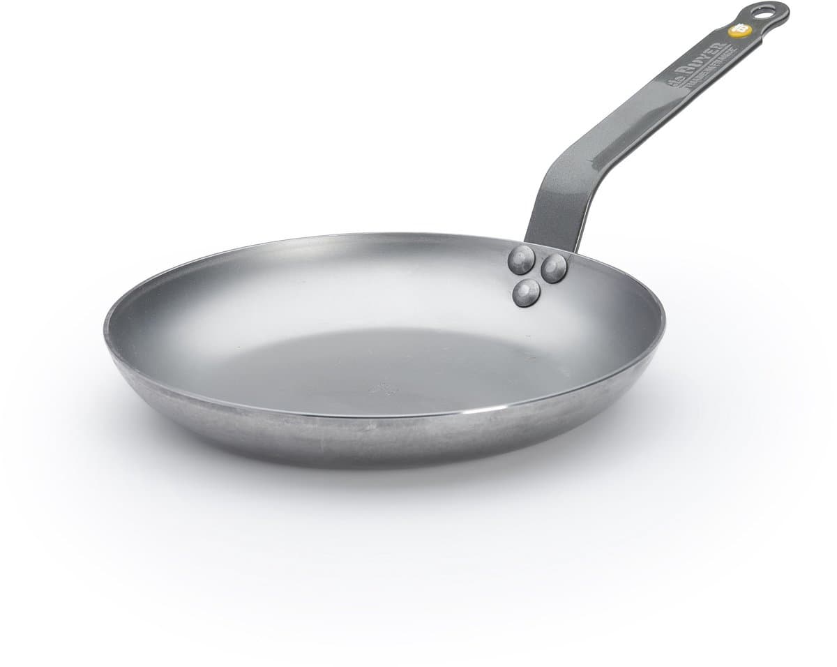 de Buyer Mineral B Omeletpan 24 cm – Plaatstalen Koekenpan – PFAS-vrij – Geschikt voor Inductie – Made in France