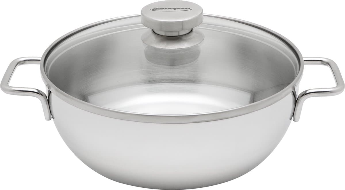 Demeyere Apollo 7 braadpan met glasdeksel 24cm - Glasdeksel