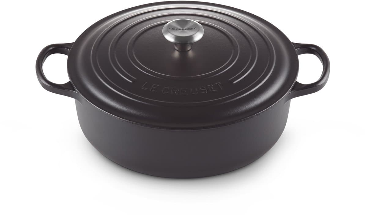 Le Creuset Signature Lage Braadpan Mat Zwart Ø 30cm 6,20l