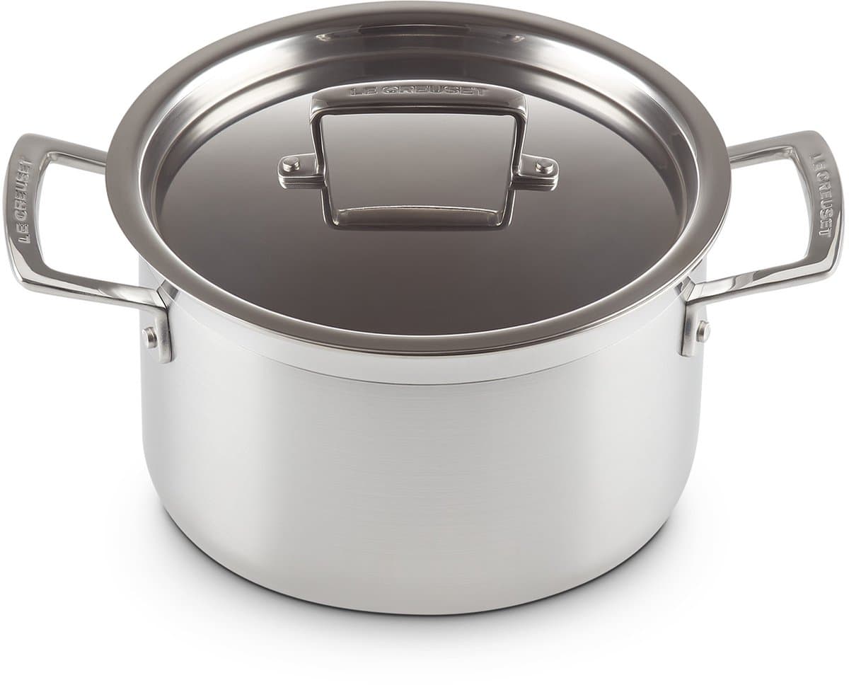 Le Creuset RVS Kookpan Ø 20cm 4,0l