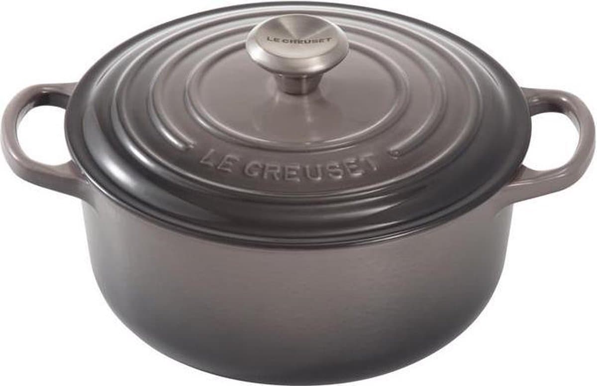 Le Creuset - Signature braadpan rond 28cm Flint