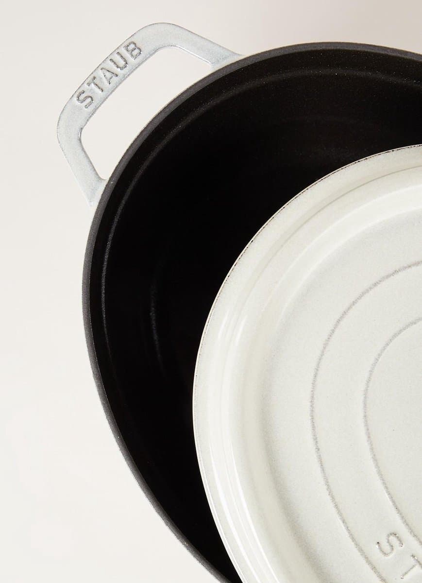 Staub La Cocotte Gietijzeren Pan 5.5L - Geschikt voor Inductie - Grijs