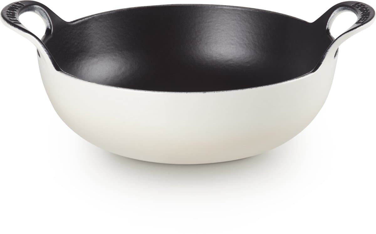 Le Creuset Gietijzeren Balti-pan in Meringue 24 cm 2,7l