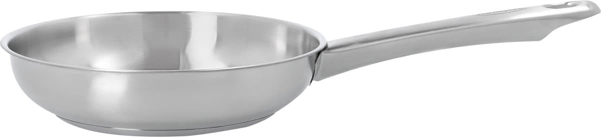 Demeyere Bistro 3 RVS Koekenpan – 20 cm Bakpan Uit Roestvrij Staal – Braadpan Geschikt Voor Alle Warmtebronnen Inclusief Inductie – Duurzaam – Volledig PFAS – PFOA – en PTFE Vrij