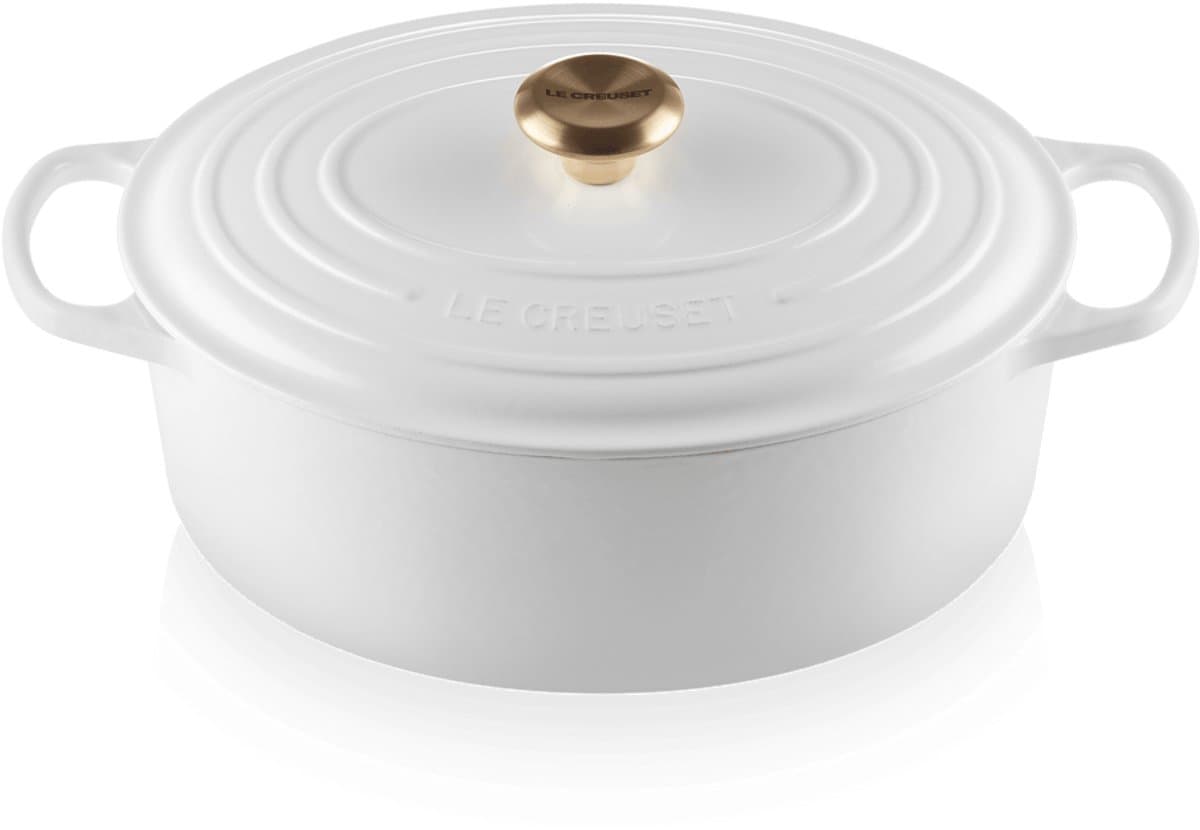 Le Creuset Braadpan Ovaal Signature 'Wit' Ø31cm / 6,7L