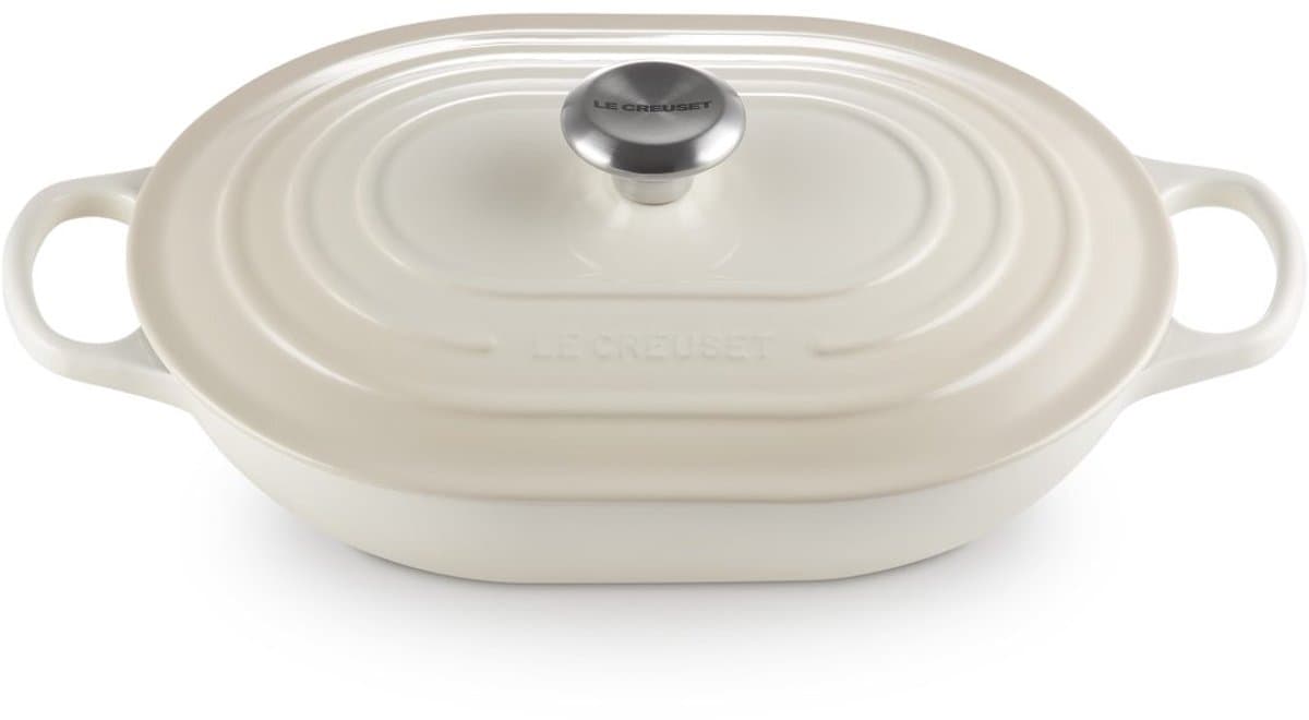 Le Creuset Braadpan Oblong 3,4L - 31cm Meringue