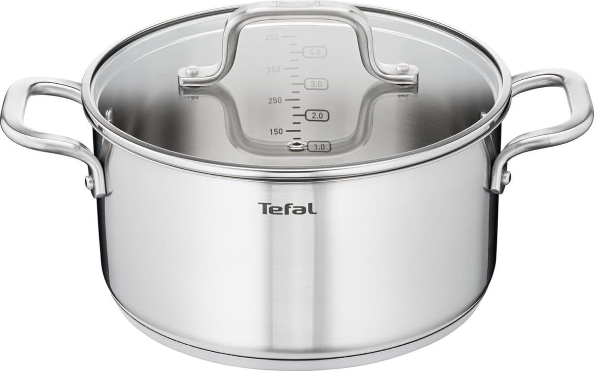 Tefal Virtuoso - Kookpan - Ø 24 cm - Inductie - RVS - Duurzaam