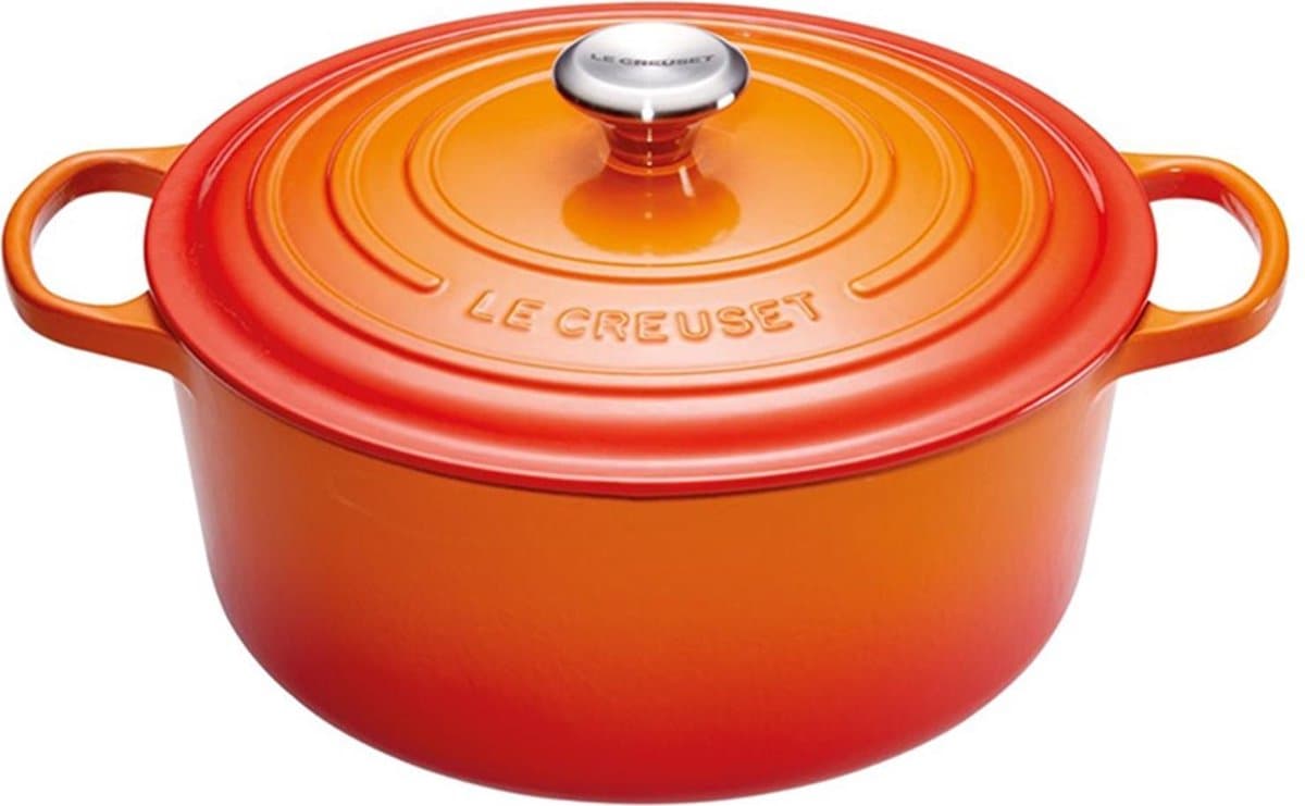 Le Creuset - Signature Braadpan Oranjerood 18 cm