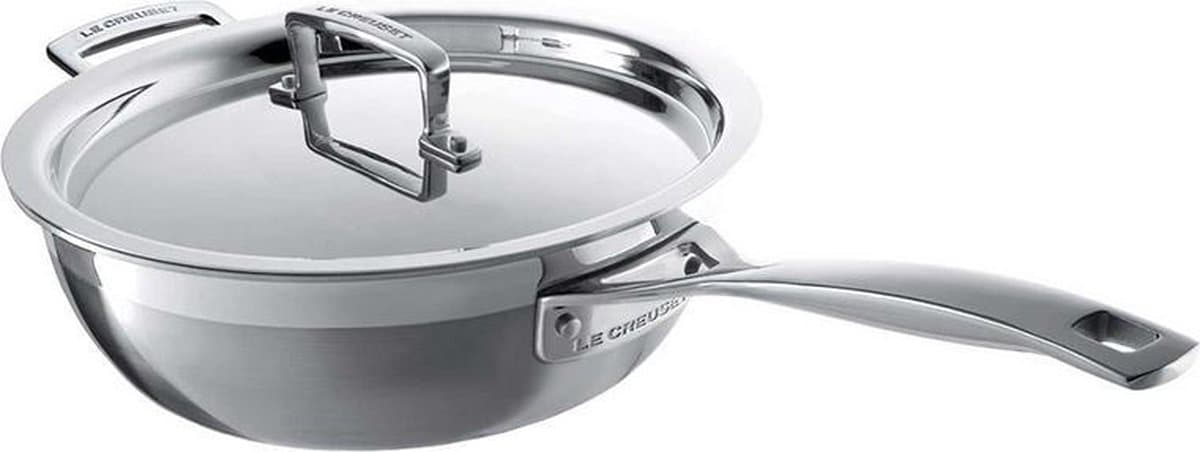 Le Creuset RVS Sauteuse 'Chef 2,1L - 24cm