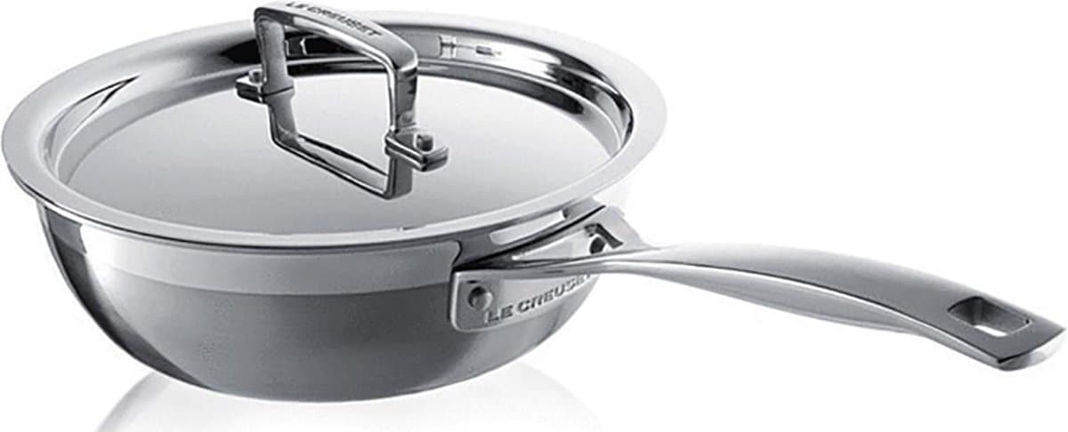 Le Creuset RVS Chef's pan 20cm