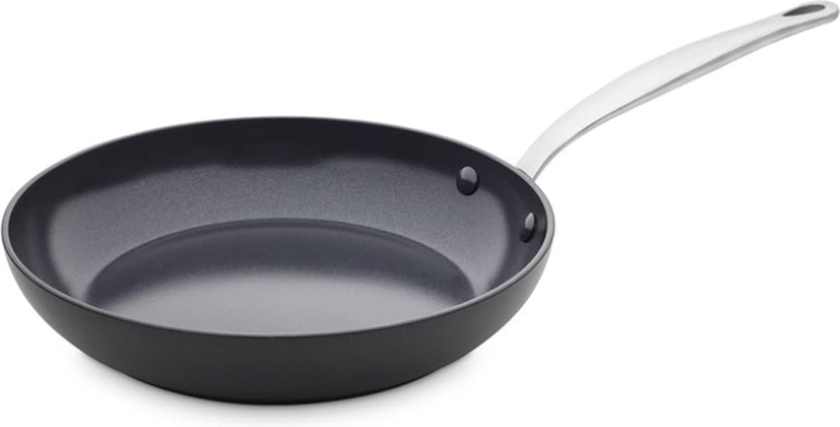 GreenPan Koekenpan Barcelona Pro - Zwart - ø 20 cm - Keramische anti-aanbaklaag