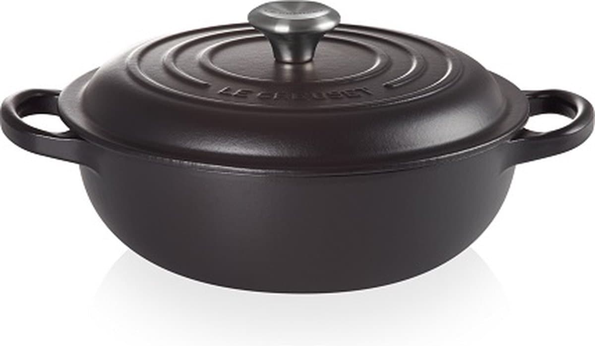 Le Creuset Koreaanse braadpan 22 cm mat zwart