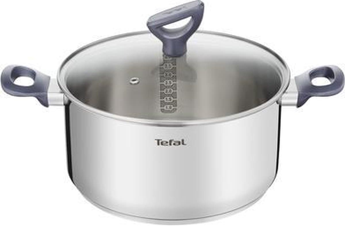Tefal G7124414 steelpan 2,5 l Rond Roestvrijstaal