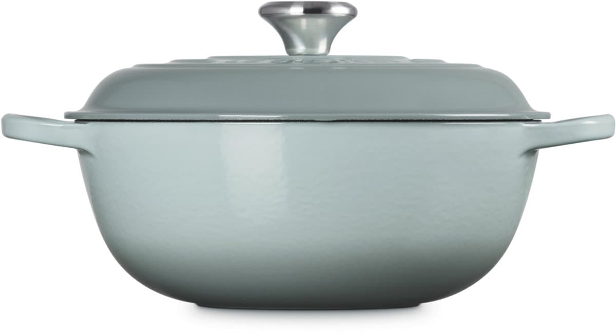 Le Creuset Gietijzeren Braadpan Marmite 22 cm/2.2 liter Sea Salt
