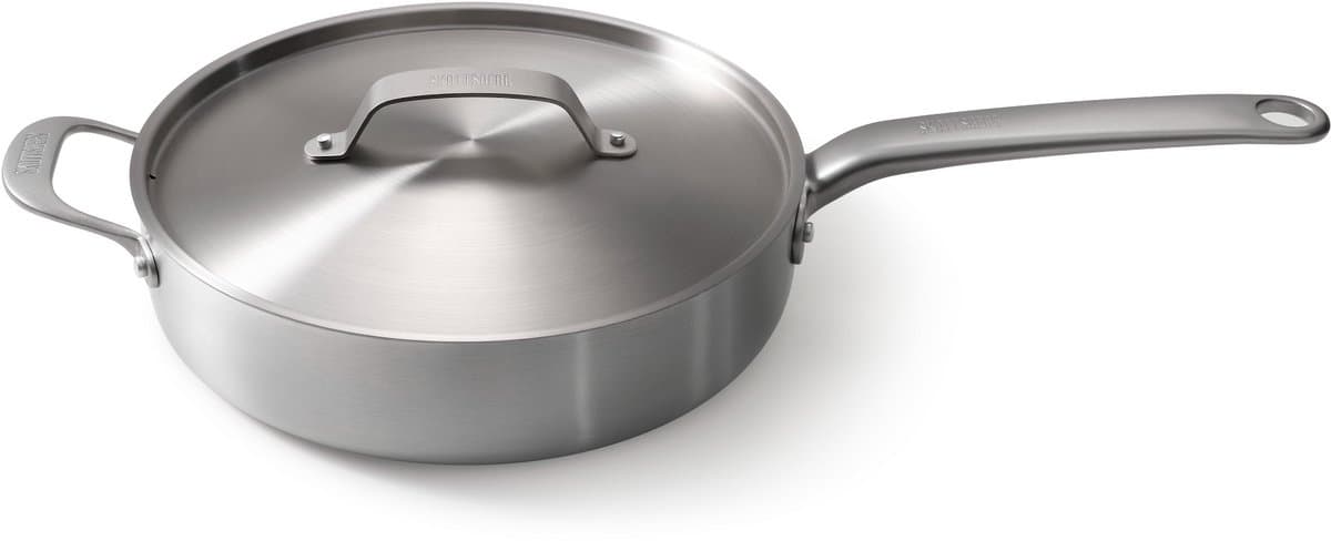 Skottsberg - Stainless Steel - Hapjespan - Inductie - Ovenbestendig - ø 28 cm - RVS - Alle warmtebronnen