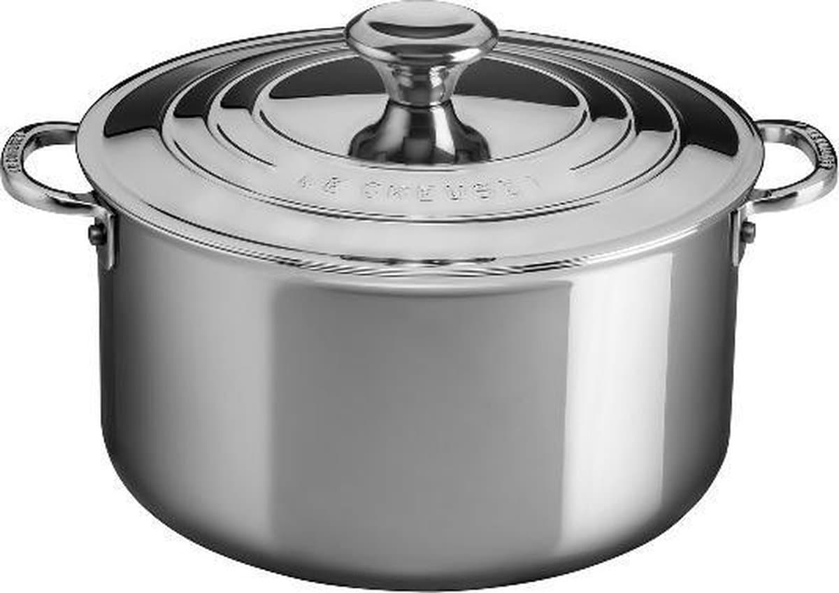 Le Creuset Kookpan 18 cm - Inductie - Mat RVS - 2,8 L