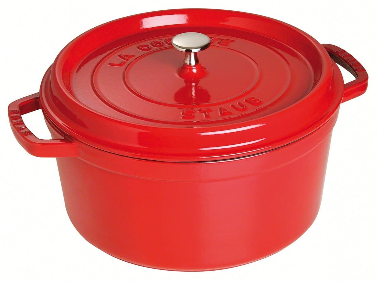 Staub Braadpan / Cocotte - Kersenrood - ø 30 cm / 8.35 liter