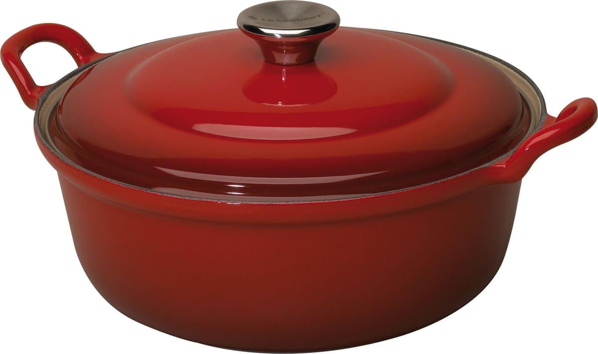 Le Creuset Faitout Braadpan - 4,9 l - Ø 28 cm - Kersenrood