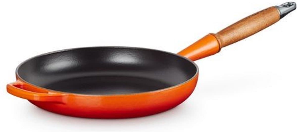 Le Creuset Koekenpan Signature Oranjerood - ø 26 cm / 2 Liter - Geëmailleerde anti-aanbaklaag