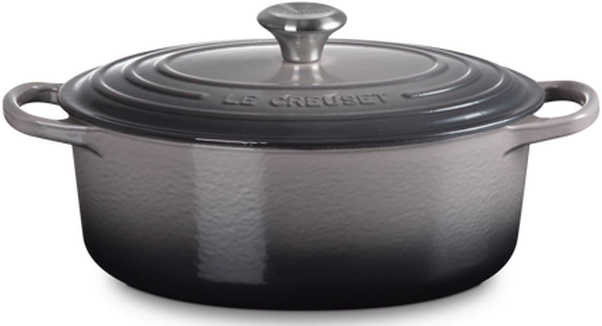 Le Creuset Braadpan Signature - Ovaal - Flint - ø 29 cm / 4.7 liter