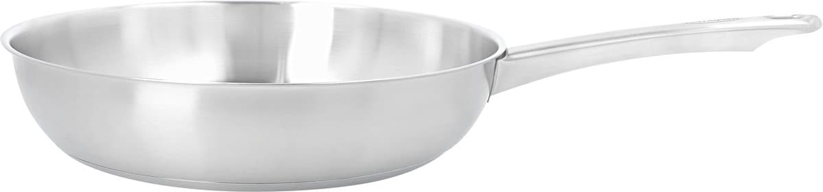 Demeyere Bistro 3 RVS Koekenpan – 28 cm Bakpan Uit Roestvrij Staal – Braadpan Geschikt Voor Alle Warmtebronnen Inclusief Inductie – Duurzaam – Volledig PFAS – PFOA – en PTFE Vrij