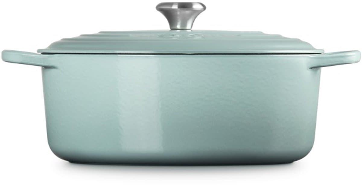Le Creuset gietijzeren ovale braadpan - 31 cm / 6.3 liter - sea salt