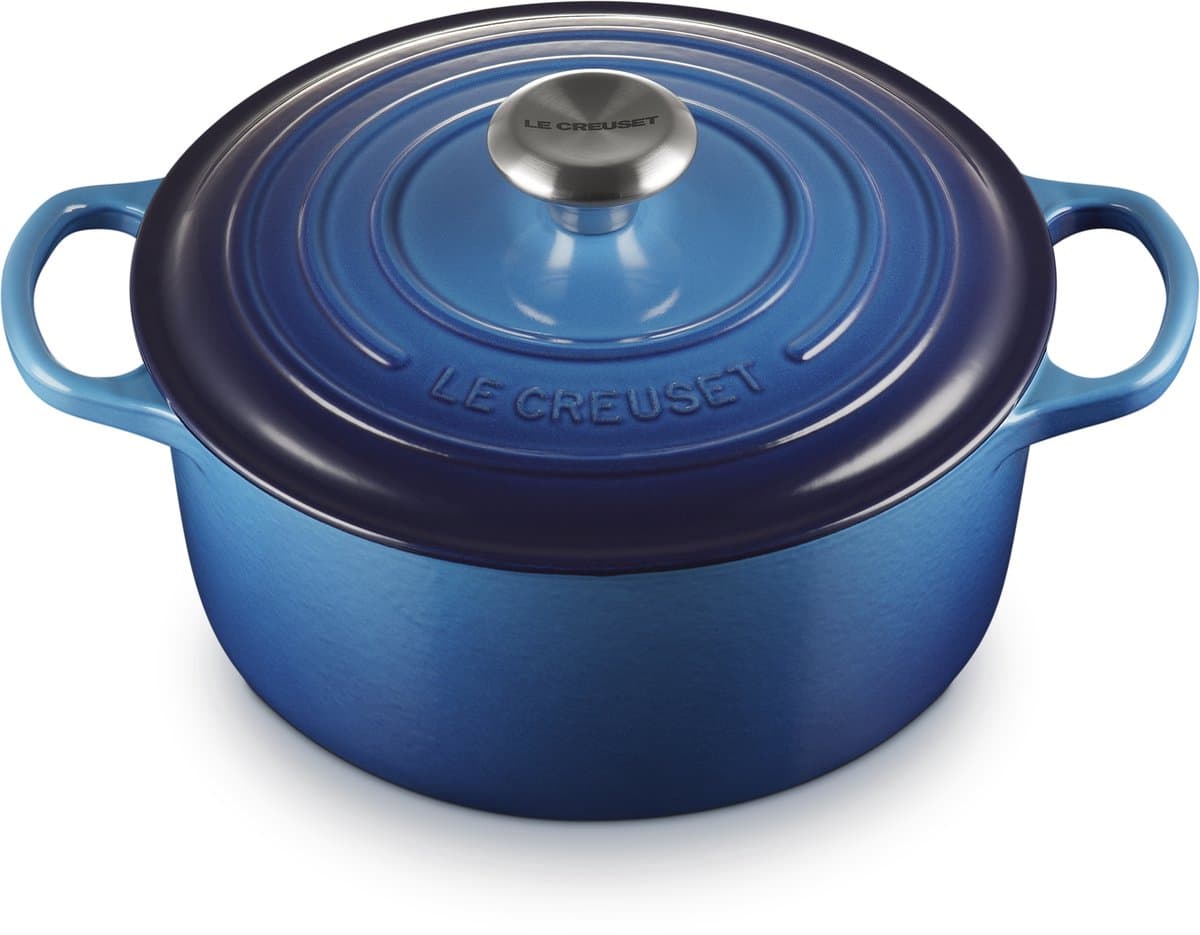 Le Creuset Signature Ronde Braadpan Azure Ø 24 cm 4,2 L