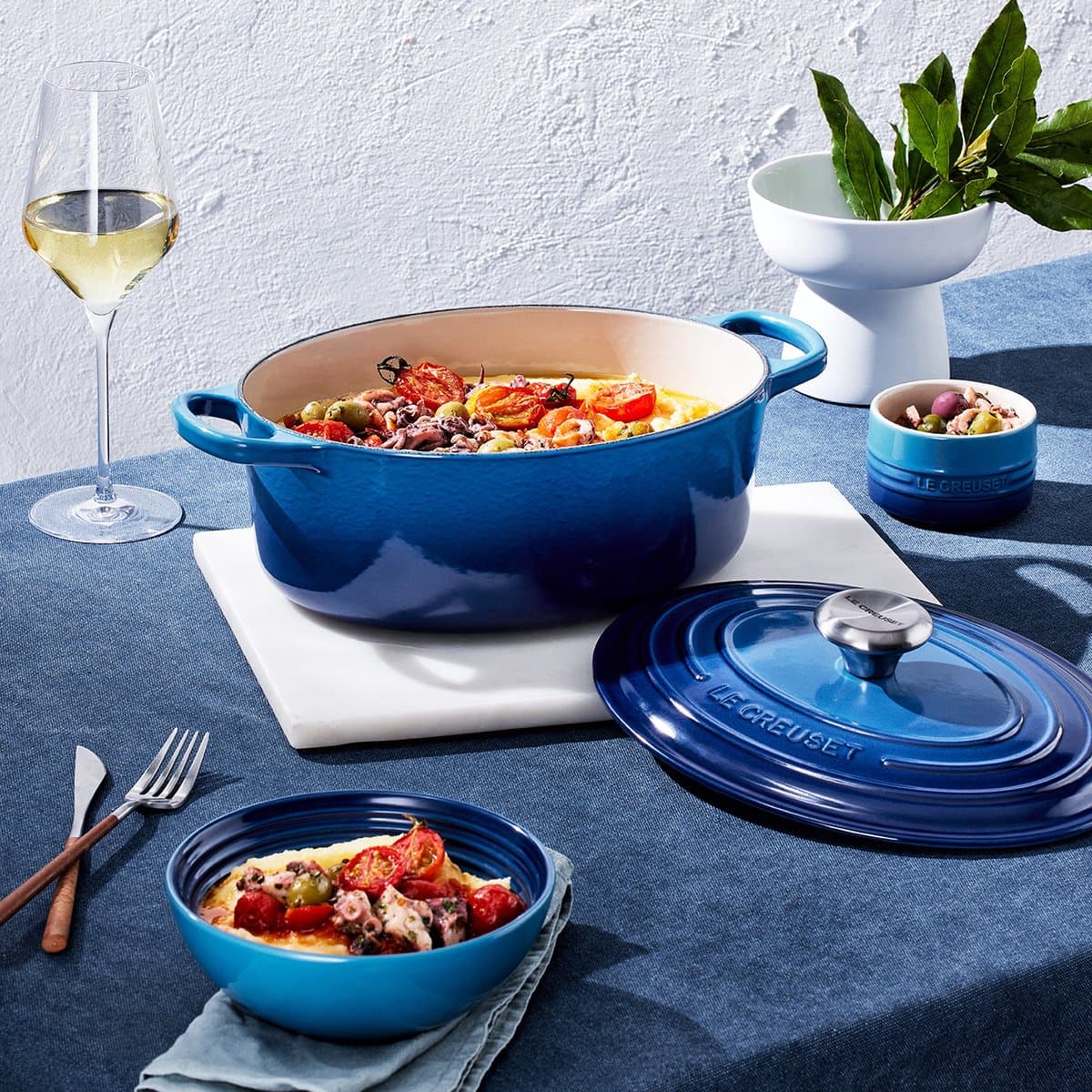 Le Creuset Signature Braadpan - 4,2 l - 24 cm - Azure