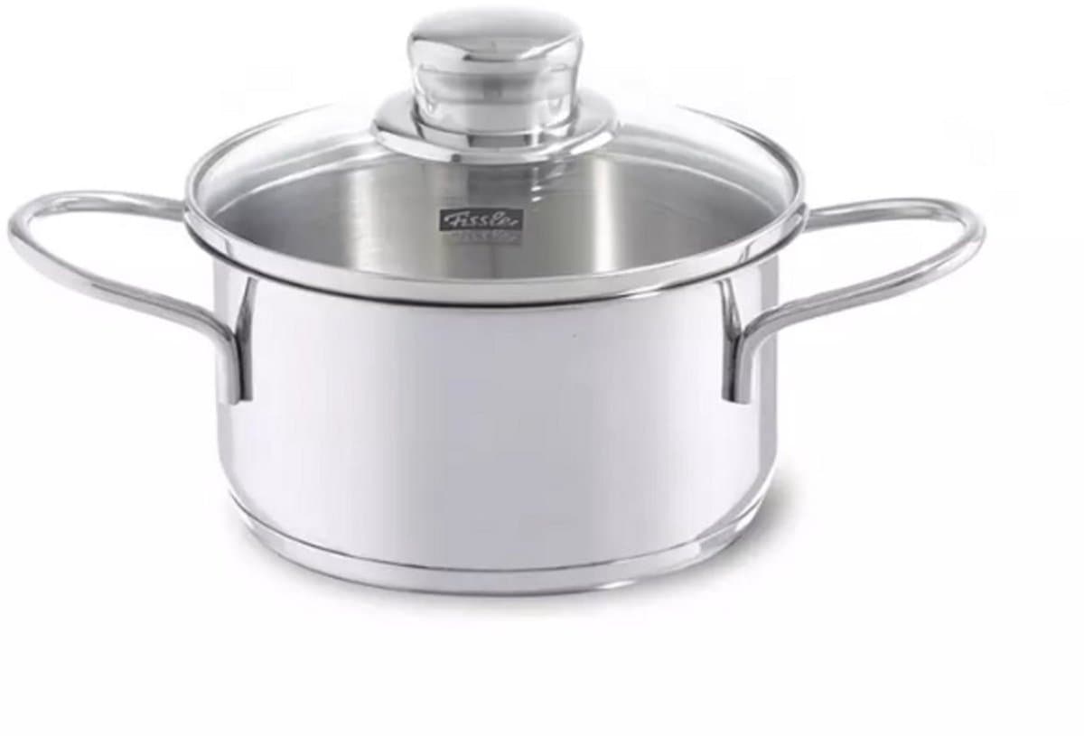 Fissler Snacky Kookpan met Glasdeksel 12cm
