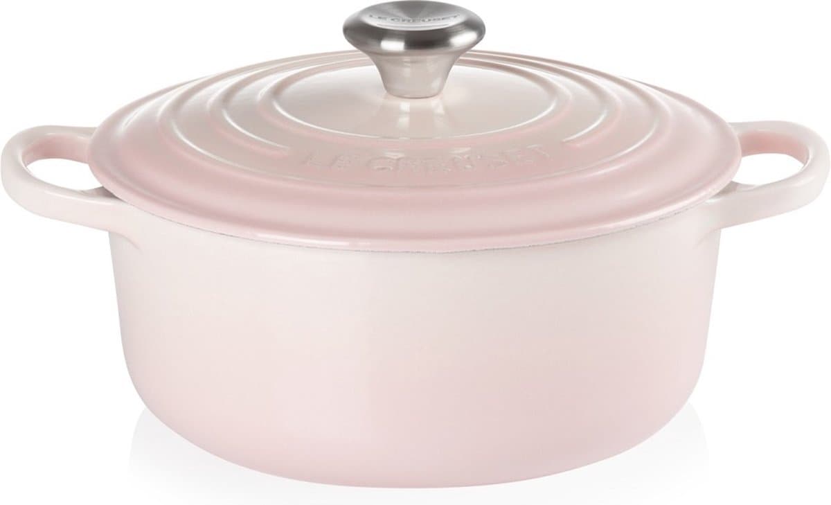 Le Creuset Signature Braadpan Shell Pink 24cm