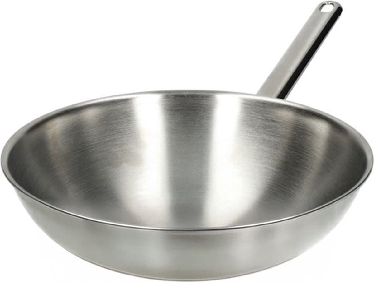 Demeyere Apollo Wok 26cm - vlakke bodem