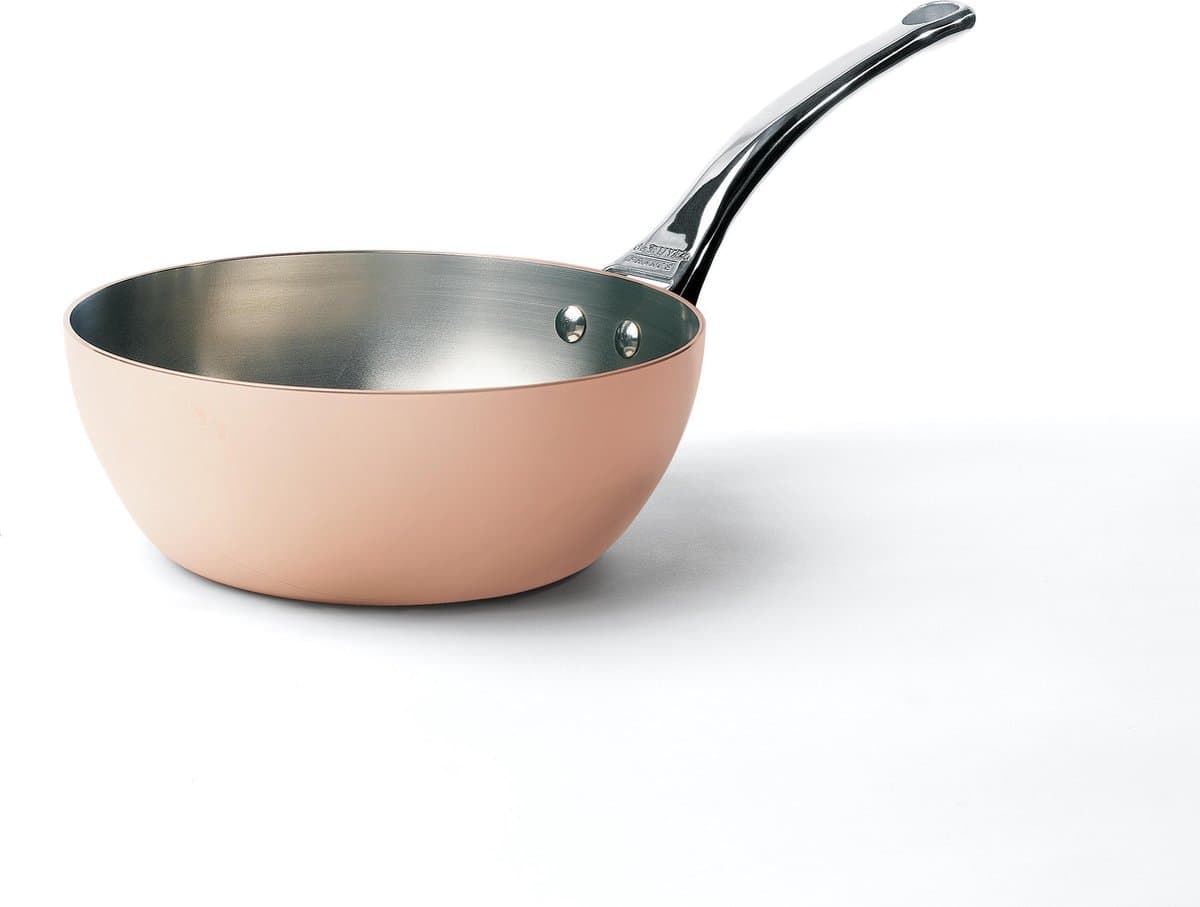 DeBuyer Prima Matera koperen sauteuse 24cm inductie