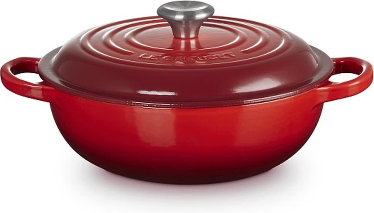 Le Creuset Koreaanse Marmite braadpan 22 cm kersenrood
